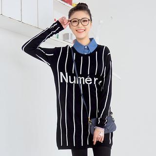 Numero Striped Sweater Dress