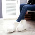 Platform Hidden-wedge Snow Short Boots