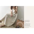 Sleeveless Belted-back A-line Dress