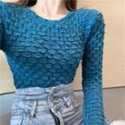 Chain Strap Long-sleeve Top