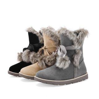 Fluffy Snow Boots