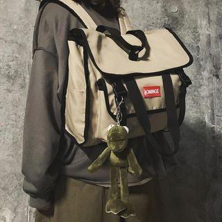 Snap Buckle Flap Backpack