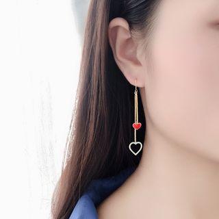 Set Of 3: Alloy Earring (various Designs) Set - Silver Needle - Gold - One Size