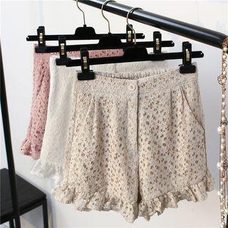 Frilled Lace Shorts