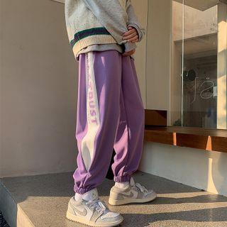Color Block Print Sweatpants