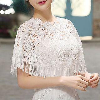 Crochet Lace Wedding Capelet