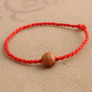Bead Bracelet Red - One Size