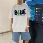 Short-sleeve Letter Embroidered T-shirt / Button-up Shorts