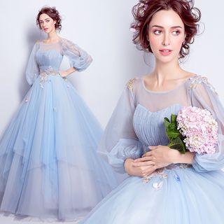 Embroidered Wedding Dress