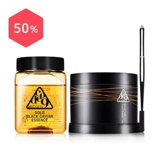 Neogen - Code9 Black Caviar Essence & Gold Tox Tightening Pack (korea Edition) 250ml + 25pcs