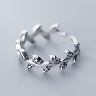 925 Sterling Silver Branches Open Ring Adjustable - S925 Sterling Silver Ring - One Size