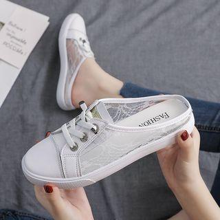 Sheer Sneaker Mules