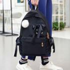 Bow Accent Oxford Backpack