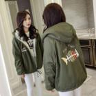 Fish Print Zip-up Hoodies