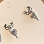 Deer Stud Earring 1 Pair - As Shown In Figure - One Size