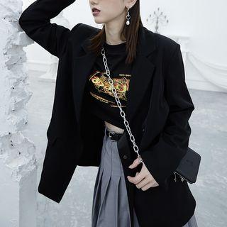 Strap Front Blazer
