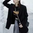 Strap Front Blazer