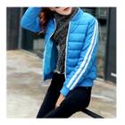 Contrast Trim Down Jacket