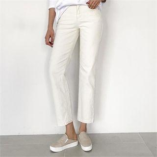 Napped Straight-cut Pants