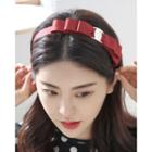 Metal-accent Bow Hair Band