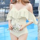 Frilled Spaghetti Strap Swimsuit