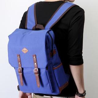Canvas Backpack Blue - One Size