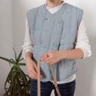 Double-breasted Quilted Vest
