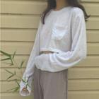 Long Sleeve Cropped T-shirt