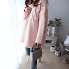 V-neck Textured Knit Top