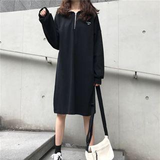 Sailor-collar Long-sleeve Dress