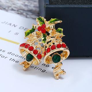 Christmas Bell Brooch As Shown In Figure - One Size