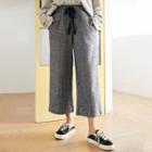 Cropped Wide-leg Pants 8390 - Gray - One Size