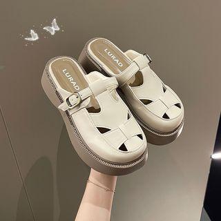Platform Cut-out Mules