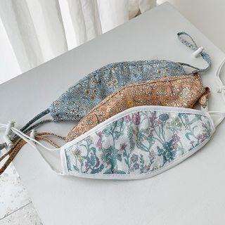 Flower Pattern Fabric Mask