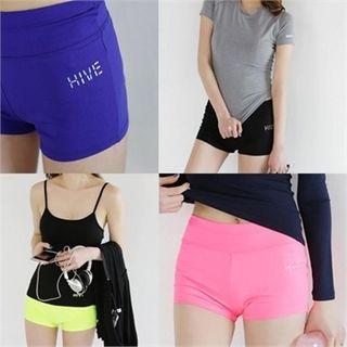 Lettering Sport Shorts