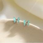 925 Sterling Silver Butterfly Stud Earrings Earring - One Size