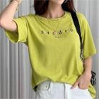 Letter Relaxed-fit T-shirt
