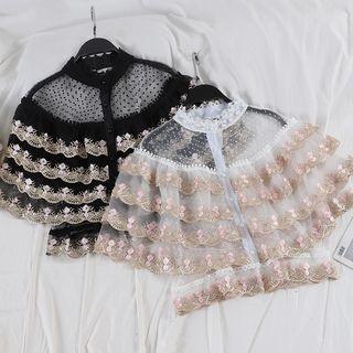 Lace Round-neck Shirt