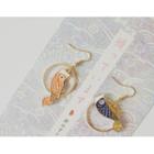 Non-matching Carp Fish Dangle Earring