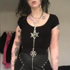 Short-sleeve Star Zip T-shirt