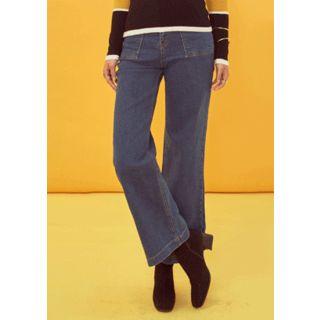 Mid-rise Wide-leg Jeans