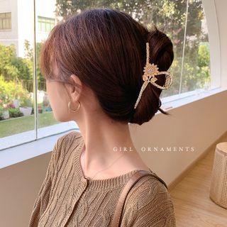 Flower Alloy Hair Clamp Sunflower - Clamp - One Size