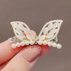 Butterfly Hair Clip Ly2192 - White - One Size