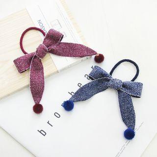 Bobble Fabric Bow Hair Tie
