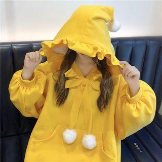 Wizard Accent Pompom Hoodie