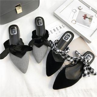 Pointed Strap Mules