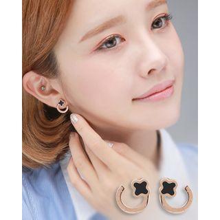 Clover Mini Hoop Earrings