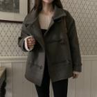 Toggle-button Woolen Jacket