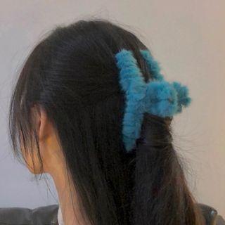 Furry Hair Claw 1172d# - Blue - One Size