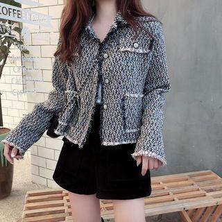 Tweed Jacket As Shown In Figure - One Size